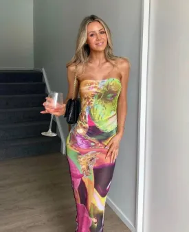 Aune Collections - Dawana Cowl Maxi Dress