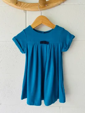 Jacadi Teal Pleated Dress, 12 months