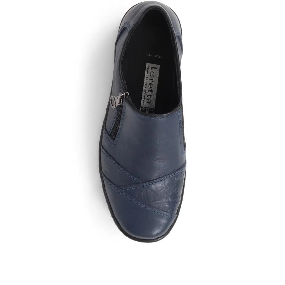 Leather Slip On Shoes - HAK38033 / 324 724