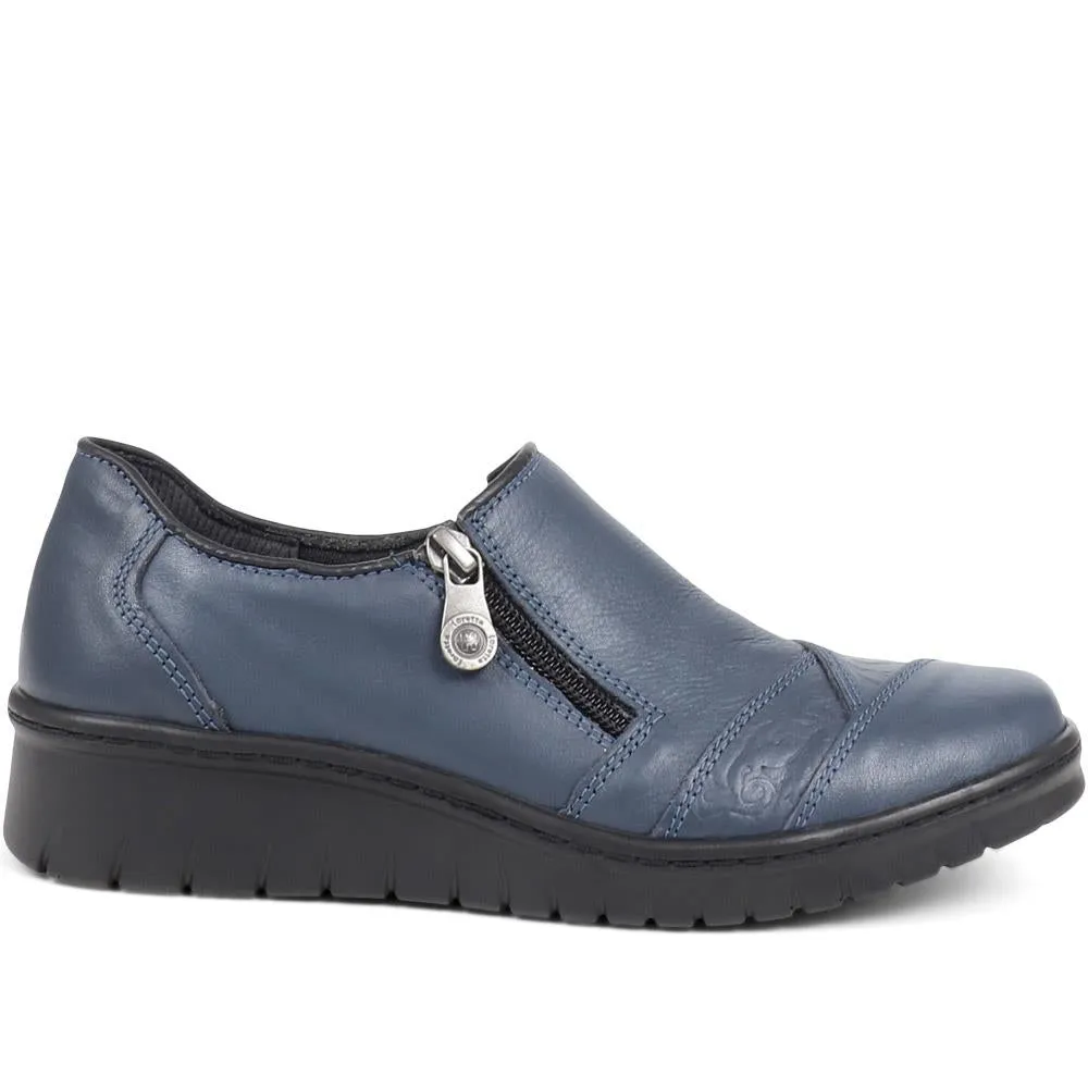 Leather Slip On Shoes - HAK38033 / 324 724