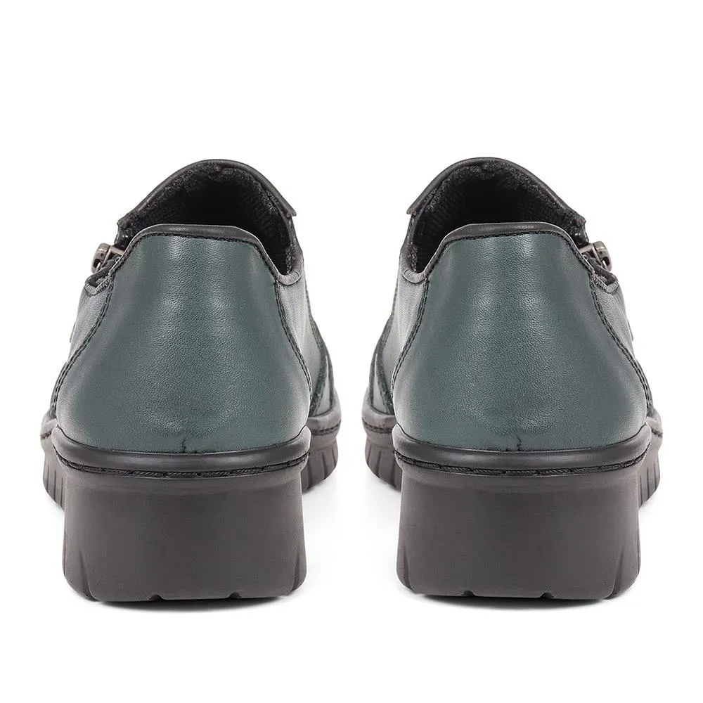 Leather Slip On Shoes - HAK38033 / 324 724