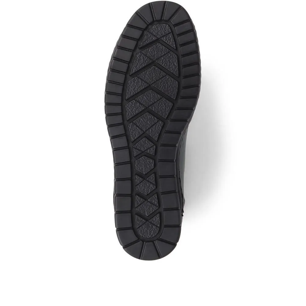 Leather Slip On Shoes - HAK38033 / 324 724