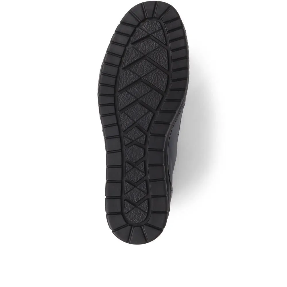Leather Slip On Shoes - HAK38033 / 324 724