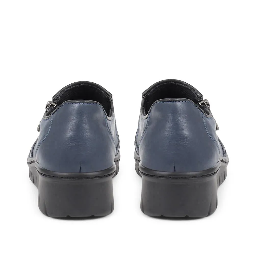 Leather Slip On Shoes - HAK38033 / 324 724
