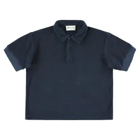 Morley Child Wugo Polo T-shirt Terry Night Blue