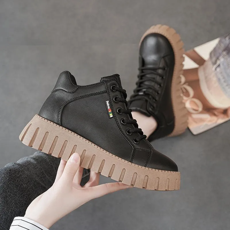 Waterproof Leather Vintage Shoes